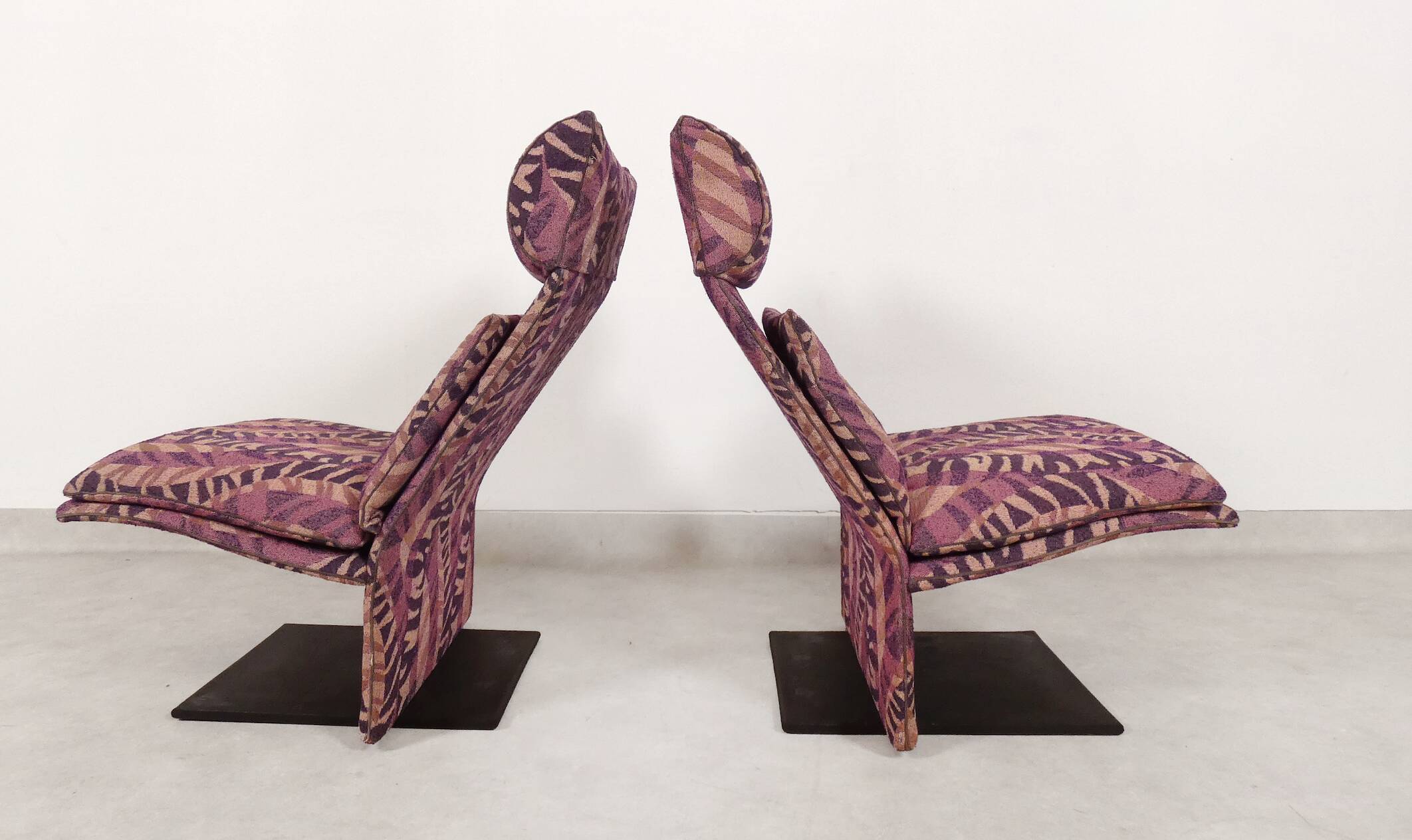 Saporiti chairs in Missoni fabric