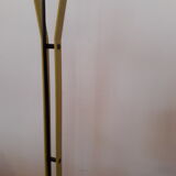Floor lamp yellow foot lampshade parchment veil