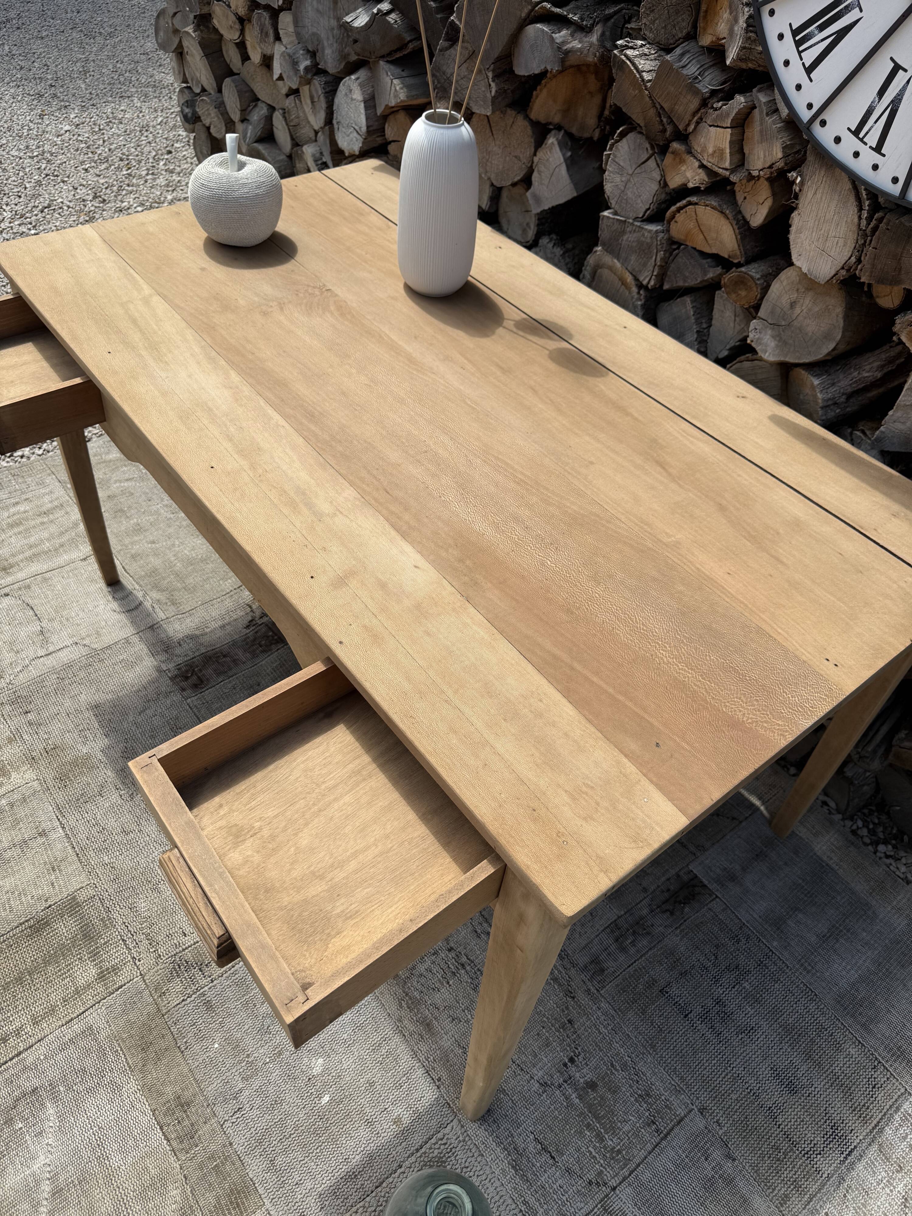 Antique solid desk