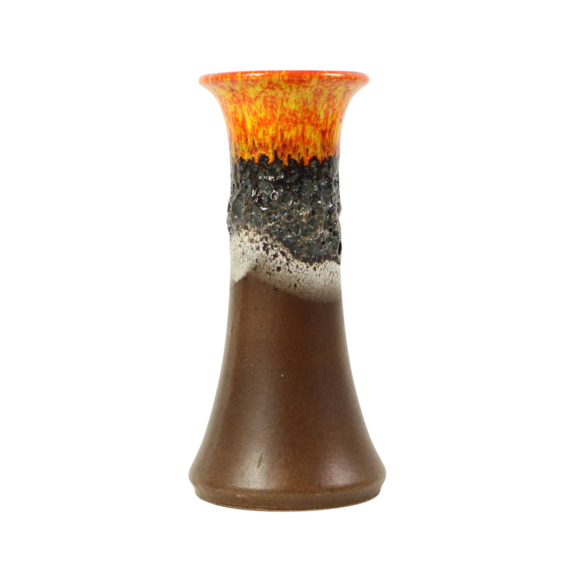 Vintage Jasba Vase Fat Lava West Germany Ceramics 02010-24