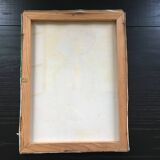 Painting portrait of elegant woman