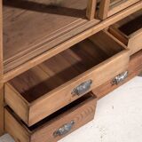 Old Japanese cedar wardrobe – Taishō / Shōwa period (c. 1912-1945) #32