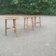 Set of 3 stools scandinavian side tables sancal nudo