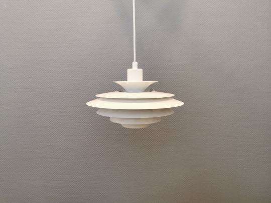 Danish designed hanging lamp, produced by JEKA (closed in the 1990s) model 1029-P