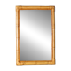 Vintage mirror design with bamboo and wicker frame, Italy, 1980s.