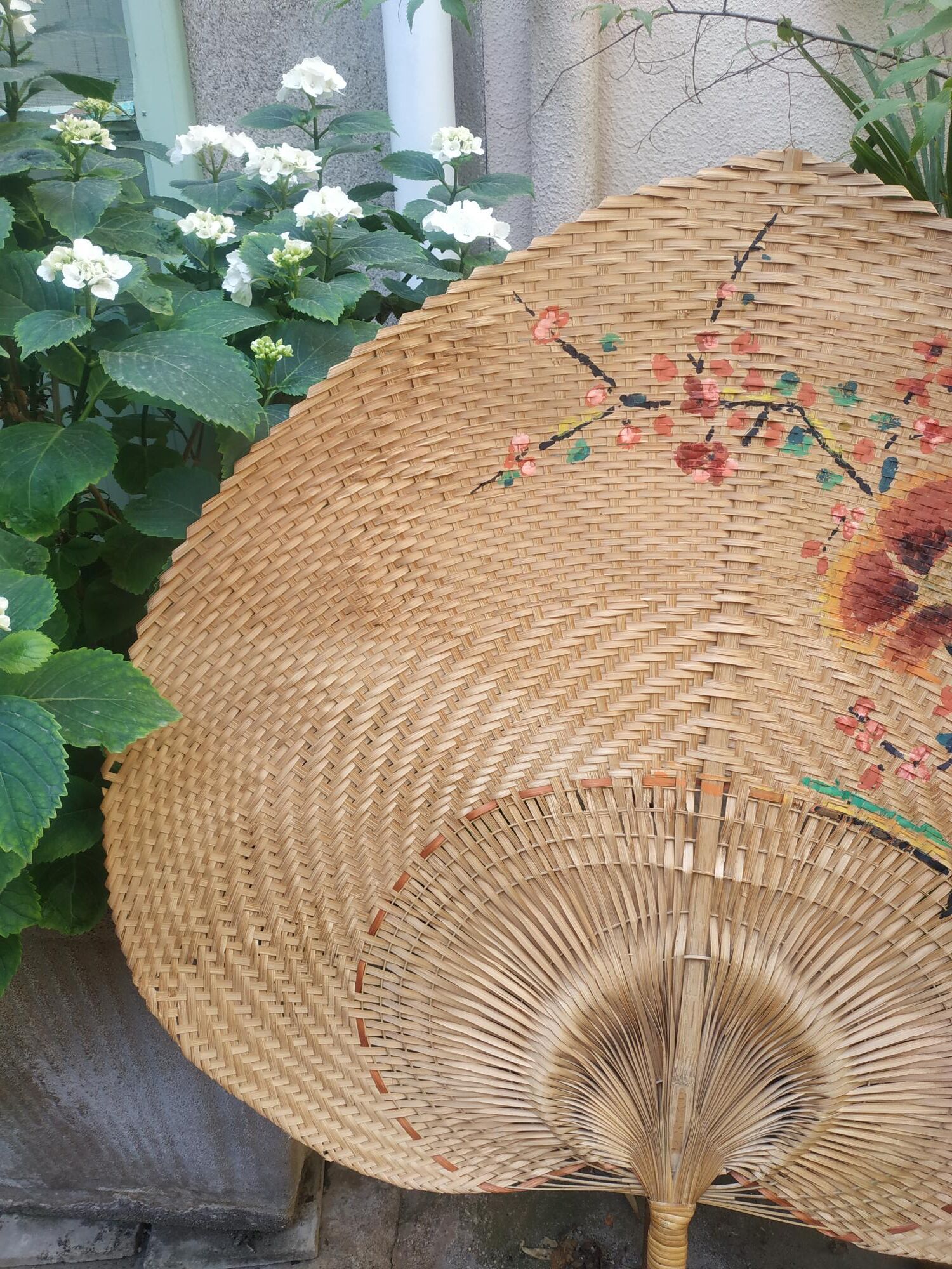 Chinese wall event in vintage bamboo