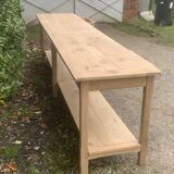 Oak draper's table 3 m