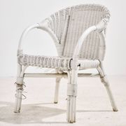 Rattan and bamboo set, set of 5