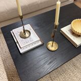 Black elm coffee table