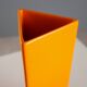 Vase en céramique orange par Gabbianelli - Italie années 1970