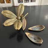 Fleur en laiton vintage