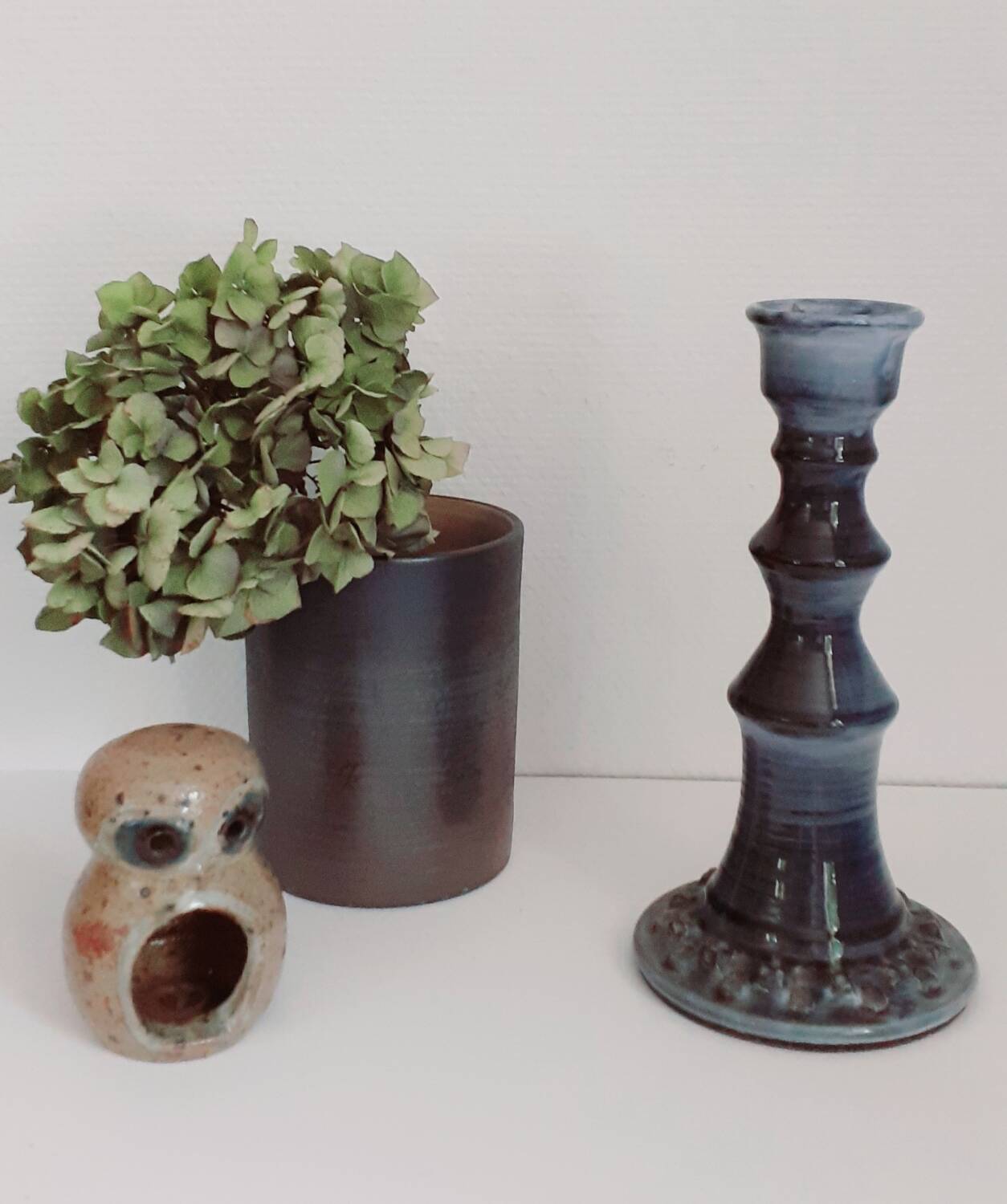 Large handmade candle holder