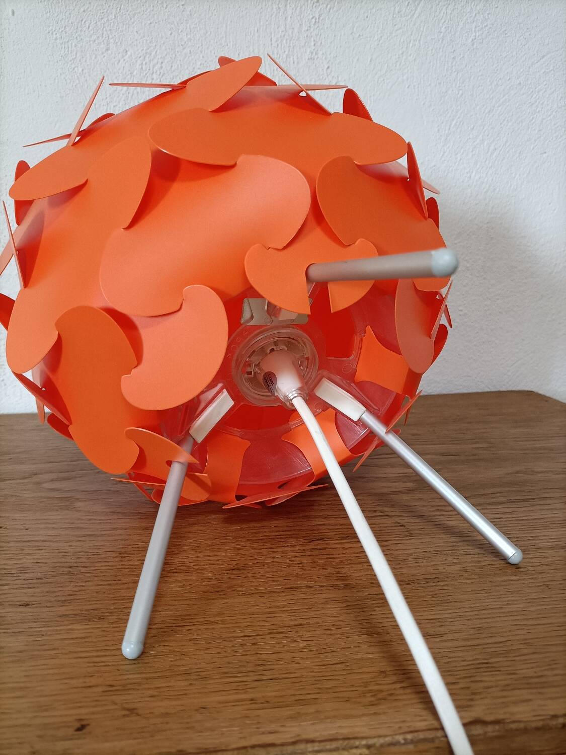 Vintage Ikea orange lamp