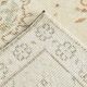 Soft Beige Neutral Vintage Oushak Carpert Rug, 222x330 Cm