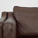 Vintage Mid-Century Scandinavian Modern Brown Leather Sofa, 1970s