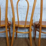 4 bentwood bistro chairs in the Thonet style