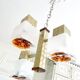 Lustre cubiste Mazzega par Gaetano Sciolari