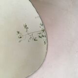 Ancient chiseled oval mirror 44x60cm