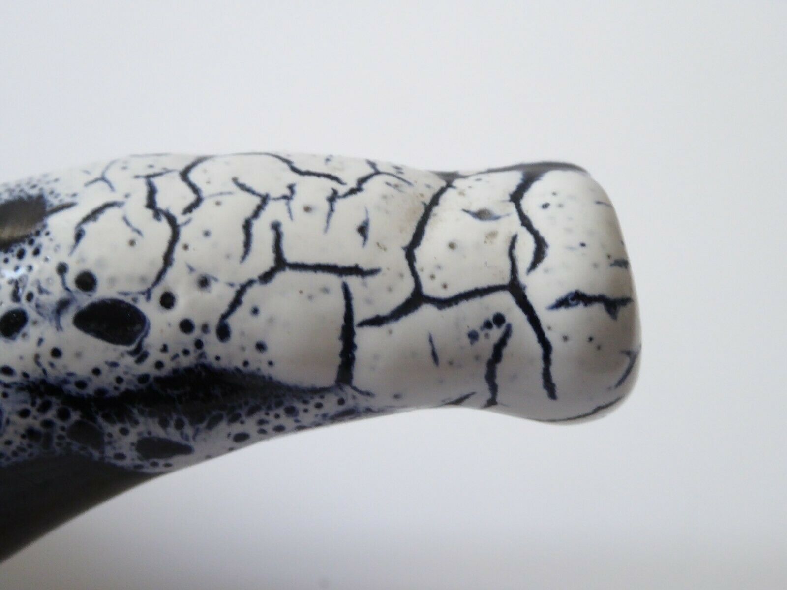 Vintage pipe-shaped ashtray, Vallauris