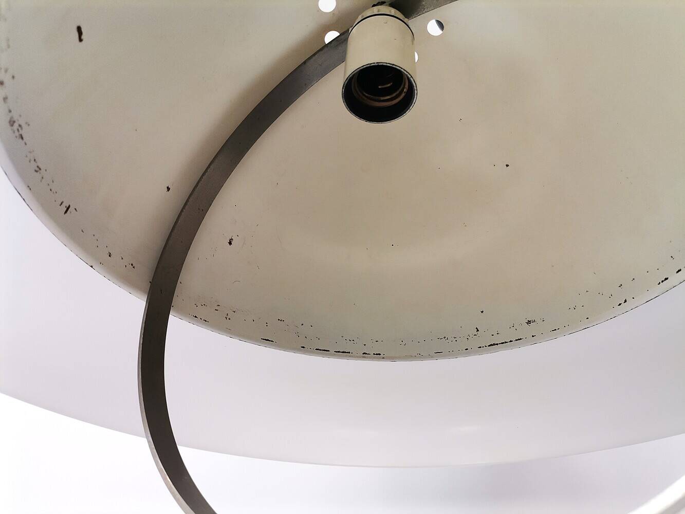 Space Age retractable kitchen pendant light