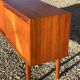 Enfilade en teck de Tom Robertson pour McIntosh années 1960, Collection Portes coulissantes Sunburst
