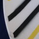 4 plates Verceram A L earth striped black and yellow