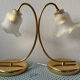 Paire de lampes Fleur vintage 80’