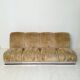 Mid-Century Italian Modular Sofa in Beige Corduroy, 1970s, Set of 4