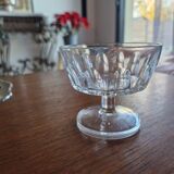 Set of 8 glass cups by Arcoroc