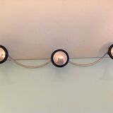 Moustache hook with three chrome heads / vintage 60s-70s