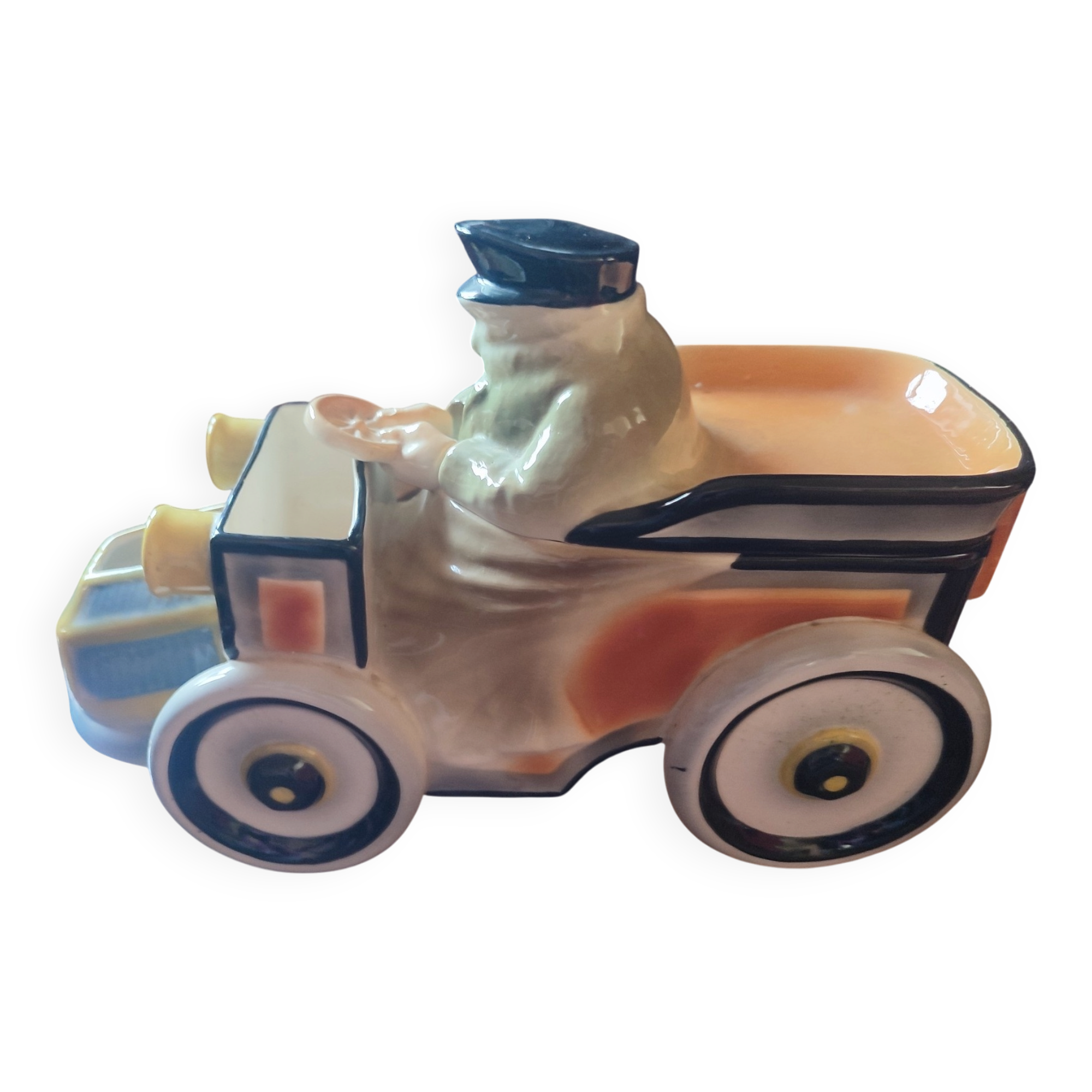 Rare barbotine from the fives lille earthenware.