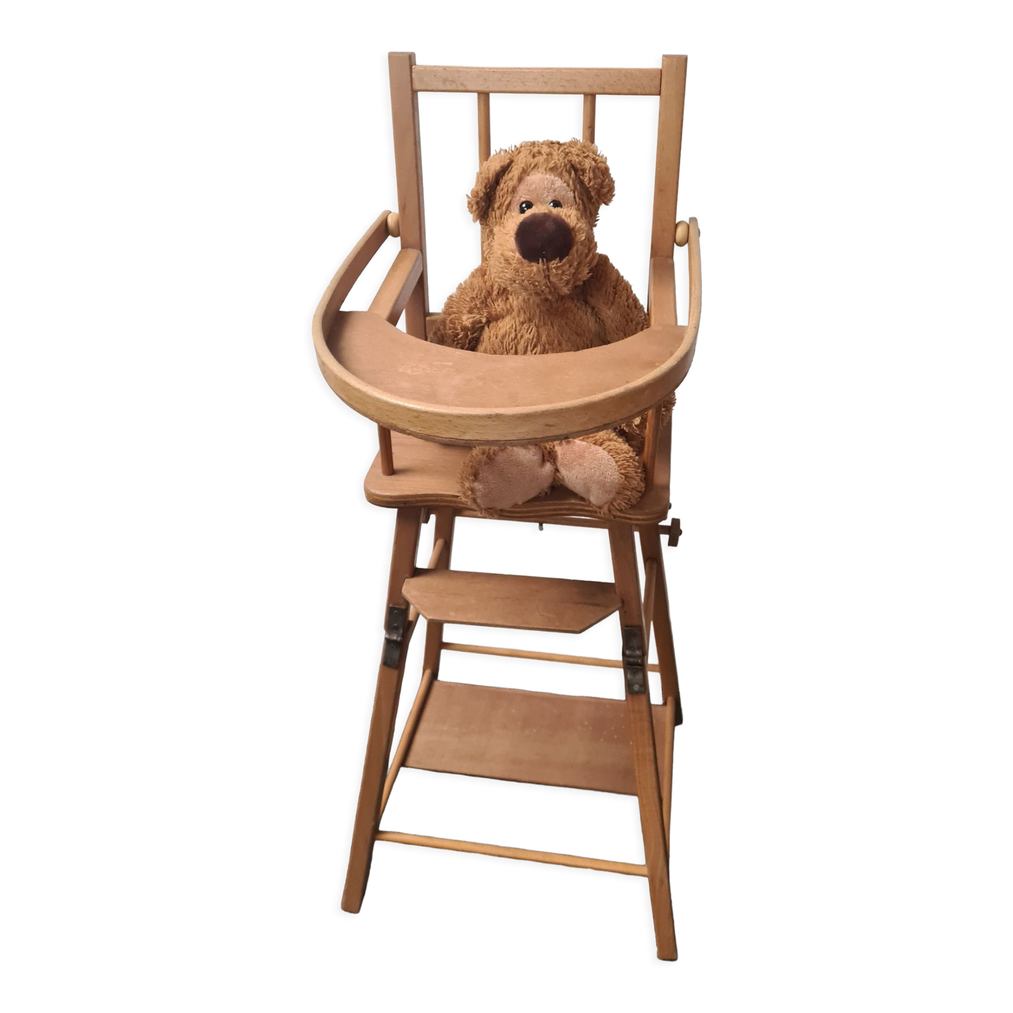 Antique high chair for doll