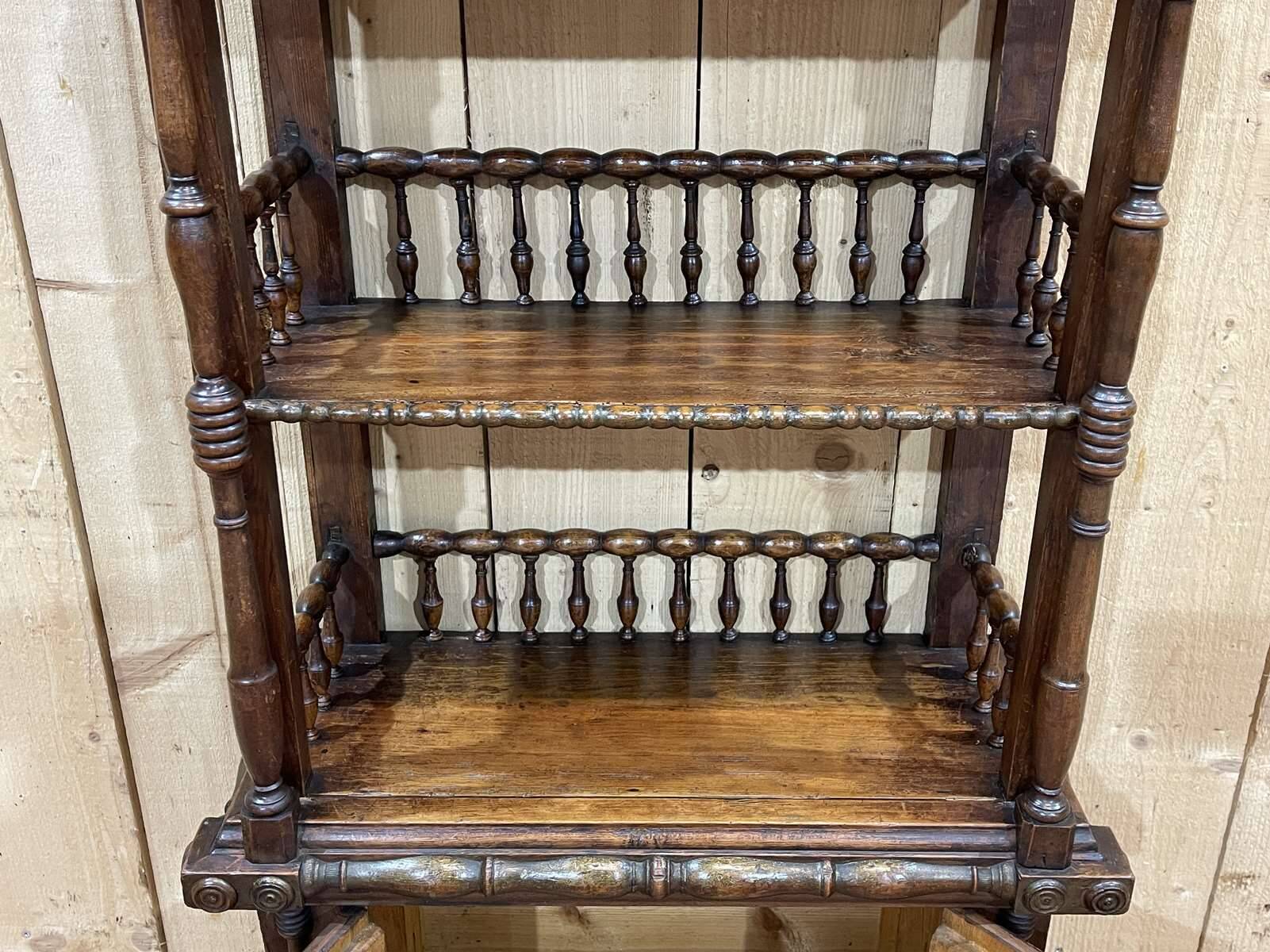 Late 19th century fir bookcase