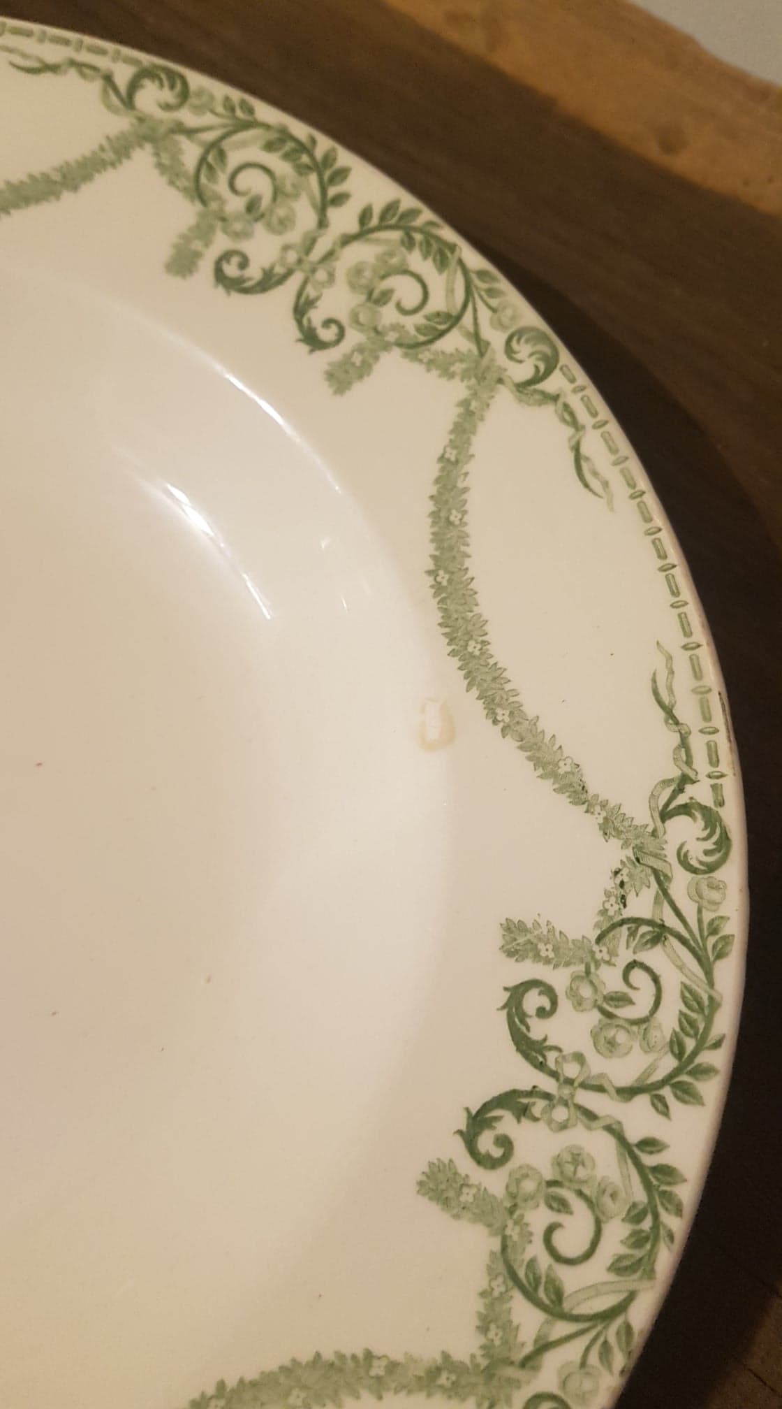 Lot of 4 plates Creil and Montereau Service Napoleon