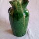 Pitcher "Vallauris" in glazed earth, green. AEGITN