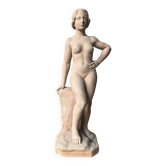 Sculpture Art déco en terre cuite signée Deloner – un beau classique