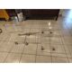 2 vintage transparent plastic furniture pieces