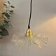Suspension antique en verre