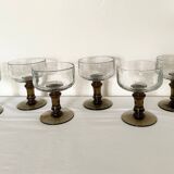 Blown bubble glasses