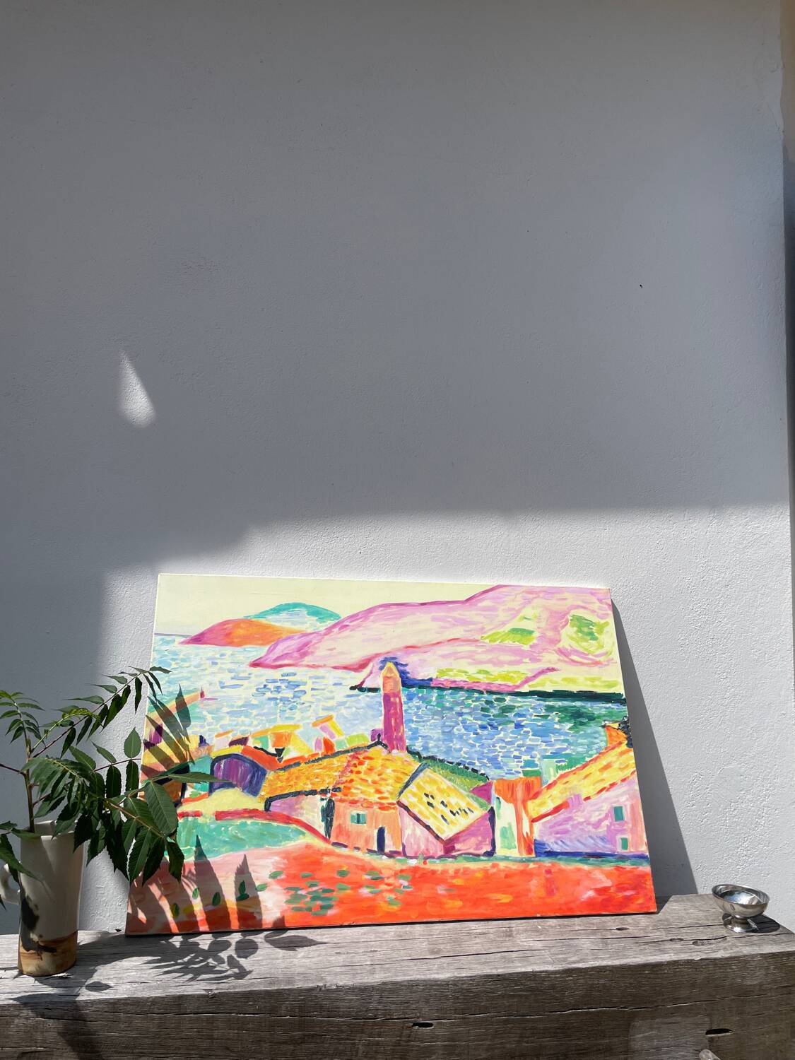 Fauvist painting of a landscape