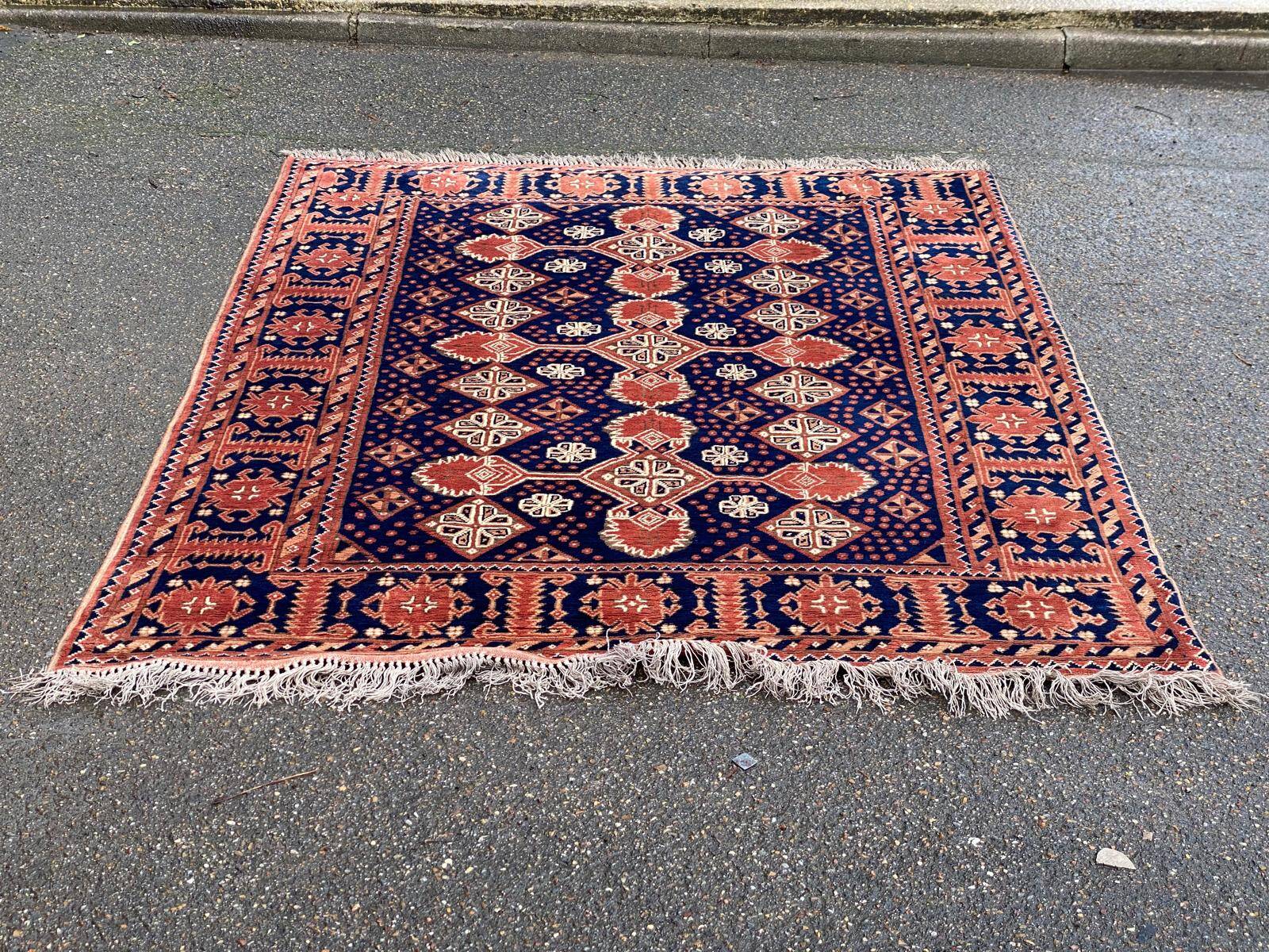 Turkmen Persian carpet 160x210cm