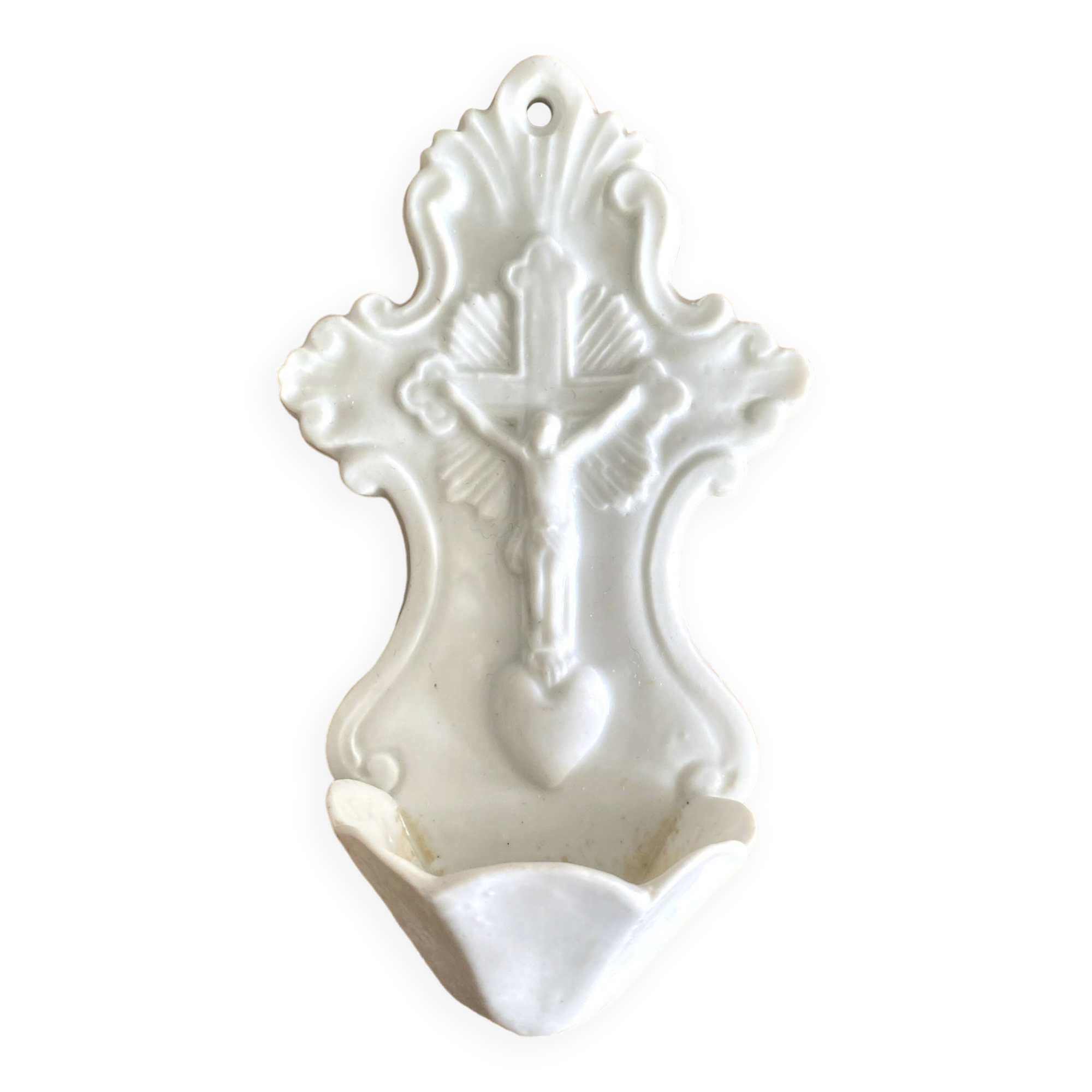 Bedside stoup, porcelain, 19th