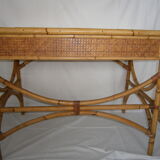 Rattan desk