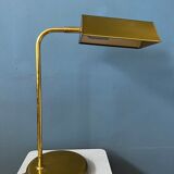 Lampe de bureau en laiton du milieu du siècle