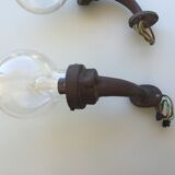 Anciennes paire d'appliques d  bateau