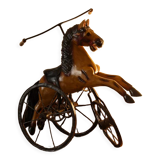 Old miniature horse tricycle