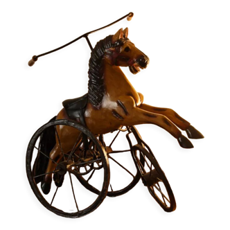 Old miniature horse tricycle