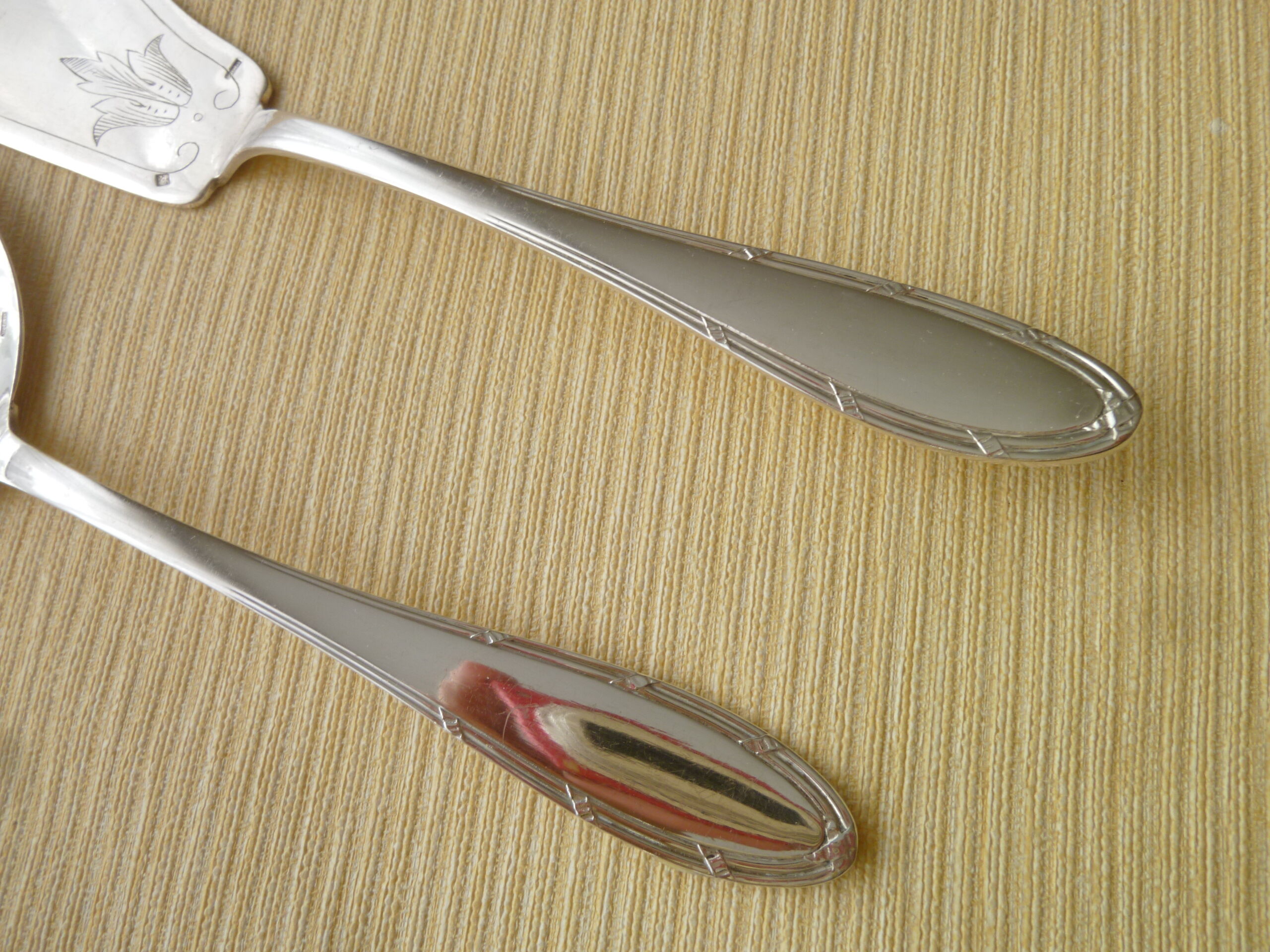 Silver Metal Ice Service Cutlery Argental