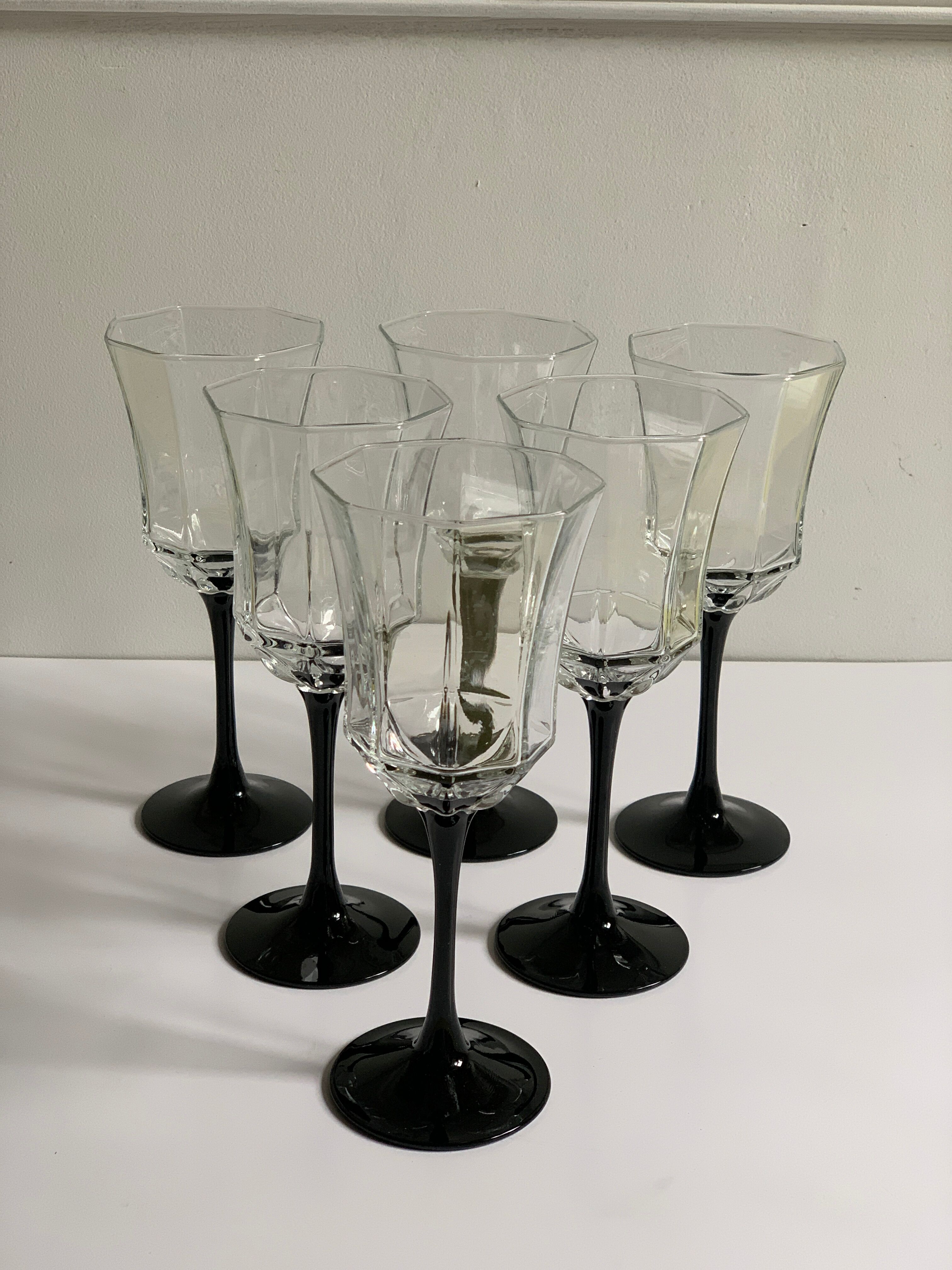 Vintage wine glasses