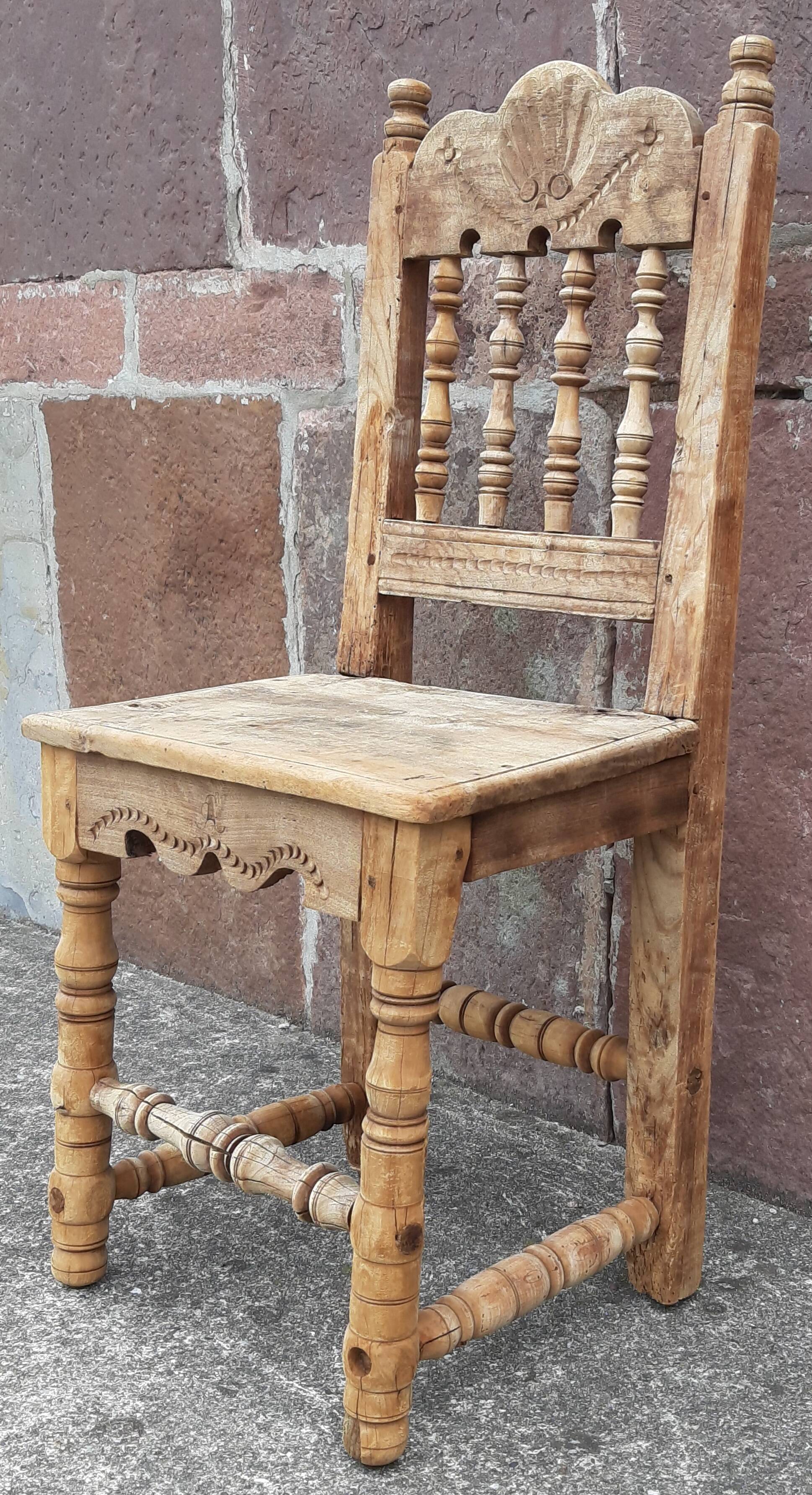 Antique wooden chair.